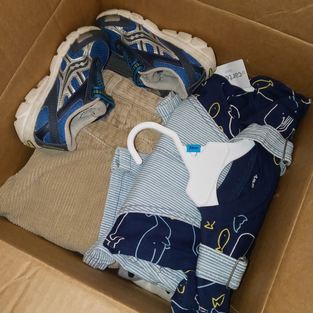 Box toddler boy clothes 2t w 3t jacket - Picture 2 of 16